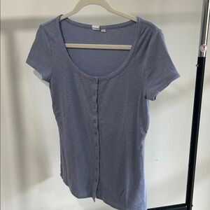 GAP Light Blue Knit Top